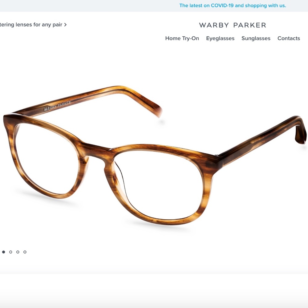 Warby Parker Lyle Eyeglasses in English Oak